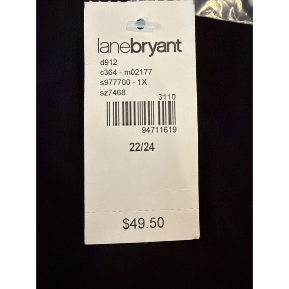 NWT Lane Bryant V Neck Button Down Women’s Black Cardigan Sweater 22/24 - Picture 10 of 10